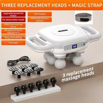 6 Head Massage Gun Muscle Relaxation Fascia Gun High Frequency Vibration Body Massager Pain Relief Muscle Fascia Gun Type c charge