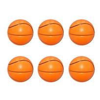 6 vnt. Mini sportinis streso kamuoliukas, skirtas nerimui malšinti, mažas putplasčio futbolo, beisbolo, krepšinio, teniso, futbolo kamuoliukas, vaikiškas elastingas kamuoliukas, sensorinis žaislas oranžinė