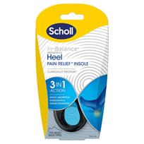 Scholl In-Balance Heel Pain Relief Insole - ortopediniai vidpadžiai batams, Medium, 1 pora