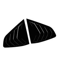 2 vnt. Galinio šoninio lango apdailos spoileris, skirtas BMW X4 G02 2018–2024 m., lango žaliuzių dangtelis, oro ventiliacijos grotelės Glossy Black