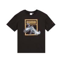 Puma X Monster Hunter Wilds Collaboration Drycell Fw25 Quick-Dry Moisture-Wicking Loose Fit Crew Neck Short Sleeve T-Shirt Unisex Tops 636486-01 S