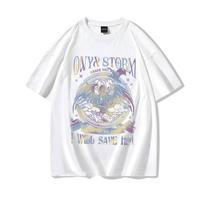 Onyx Storm I Will Save Him Classic Book Tops Vintage Dragon Graphics Shirt Rebecca Yarros Fans Gift Cotton Oversized Tshirt S