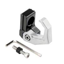 Quick Release Universal Motorcycle Handlebar Hanger Hook Aluminum Alloy Anti Slip Design For Helmets Shopping Bags sidabras
