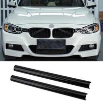 M Sport stiliaus priekinių grotelių apdailos juostelės, dangtelio rėmelio lipdukai Bmw F20 F21 F22 F23 F30 F31 F32 F33 F44 F45 F46 G11 G12 G20 G21 white