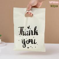 100Pcs Thank You Gift High Quality Tote Bag For Party, Graduation, Souvenir, Christmas Gift Bag A