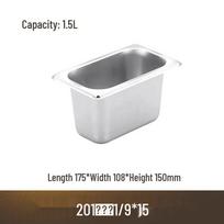 AVADEN Stainless Steel Rectangular Food Pan with Lid