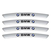 4 vnt. Automobilio rato stebulės emblema Padangų ratlankio lipdukai Aksesuarai BMW M E34 E36 E60 E90 E46 E39 E70 F10 F20 F30 X5 X6 X1 M3 M5 M6 E71 F01 F02 F87 balta