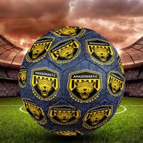 Amazonas FC Logo Indoor Soccer Ball Size 5 Colorful All Ages Machine Stitched PVC Competition Ready Durable High-Bounce