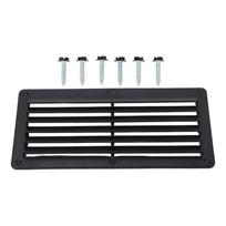 Vent Cover 10.4*5in RV Air Vent Black Air Outlet Vents Overhead Outlet Fan Yacht Bathroom