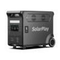 Large Capacity 3840Wh Power Station Portable 3600W 3300W Solar Power Generator With Fordable Cart System 3600W 3840Wh US