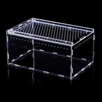 Transparent Reptiles Terrarium Ventilated Easy to Install Lizard Breeding Box Acrylic Anti-escape Gecko House Habitat