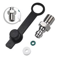 Greito sujungimo antgalis oro žarnai 8mm Nerūdijančio plieno vidinis vožtuvas su M10 BSPP 1/8 NPT 1/8 sriegio suderinamumu
