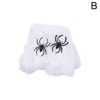 Helovino voratinklis baisus audinys Baisus sodo dekoro vakarėlis Baisus voratinklis NAUJIENA 2pcs balta