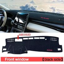 For Toyota Avalon 2018    Car Dashboard Cover Avoid light Pad Instrument Panel Mat Carpets ANti-UV Accessories Front With HUD Black