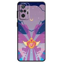 Phone Case for Redmi Note 9 11S 9S 11T 11 Pro 8T 10 Lite 7 10S 8 Shockproof TPU Soft Cover Japanese Anime Kawaii Sea Moon Redmi Note 7