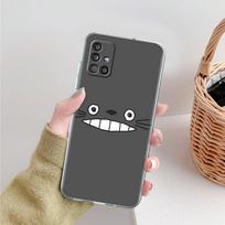 Soft Phone Case For Samsung Galaxy A51 A21s A71 A12 A31 A52 A41 A32 A02s A11 A72 A42 Clear Back Cover Funda Studio Ghibli Totoro Samsung A91