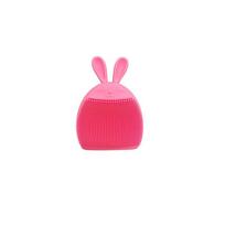 Rabbit Shape Silicone Face Cleansing Brush Skin Scrubber Glove Baby Shampoo Softy Brush Deeply Exfoliating Skin Care Tool pink