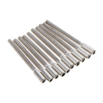 10Pcs Watch Stem Extenders Extension Bar Modification Parts Replacement Portable Repair gray