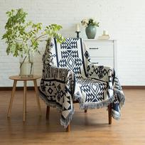 European Sun God Pattern Non-Slip Sofa Cover & Throw Blanket 90x90 cm
