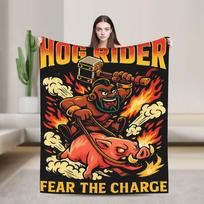 Clash Royale Game Flannel Blanket Throw Portable Design Multi Scene Use All Season Available 30x40in