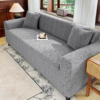 Mid century Style New Four Season Universal Elastic Sofa Cover All Inclusive One Line Anti Cat Scratch Straight Sofa Upholstery [90-140cm]