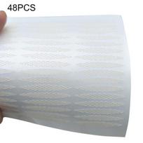 48Pcs/Sheet Double Eyelid Tapes Universal Invisible Fiber Convenient Eyelid Stickers for Dating M