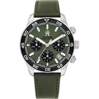 Tommy Hilfiger Historical Collection Green Dial Green Leather Men's Quartz Watch 1792188
