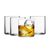 4 vnt. itin ploni viskio taurės, puikiai tinkančios kokteiliams, burbonui, su ledukais, 350 ml gėrimo indai 350ml
