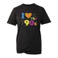 I Love The 90'S T Shirt Retro Men'S Women Fancy Dress Costume Vintage Top - Men's Summer Cotton Graphic Tee S įvairiaspalvis