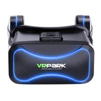 Išmanūs 3D mobiliojo telefono VR akiniai, galvos apdangalas vaikams ir suaugusiems juoda