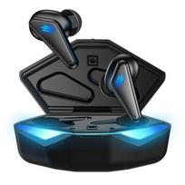 K55 Žaidimų ausinės Mažas vėlavimas Stabilus perdavimas Ergonomiškas dizainas Belaidės Bluetooth suderinamos Žaidimų ausinės Pramogoms juoda