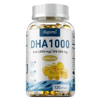 DHA fish oil supplement capsules, 1000 mg, DHA and EAP formula, nutritional supplement, suitable for adults. 120*1