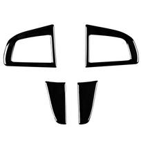 BDO1 For Mazda 3 Axela 10-13 Mazdaspeed 3 Car Steering Wheel Button Frame Piano Black Sticker Accesorios Coche Interior