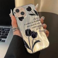 English Tulip iPhone Case for iPhone 11/12/13/14/15/16 - Trendy & Stylish iPhone 16 Pro Max