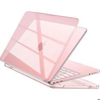 Dėklas MacBook Neo 13 colių 2026 A3404, Vėdinamas smūgiams atsparus neslystantis lengvas dėklas - Rožinis rožinė