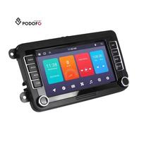 Podofo 7'' Android Autoradio Car Radio 1+32GB GPS WiFi FM RDS for VW/PASSAT/SKODA/POLO/GOLF/SEAT OEM/ODM Customized Factory 7" 32GB ROM 1GB RAM
