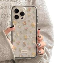 Full screen floral rabbit three-in-one colorful for Apple 16/15iphone13/XR/MAX Huawei mobile phone case apple 11
