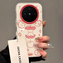 Applicable vivox300s mobile phone case cartoon cute x300ultra advanced sense personalized creative grid apple vivo X300