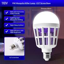 2 viename LED vabzdžių gaudyklė uodų naikintojas lemputė 110V/220V E26/E27 Lengvas montavimas garažui sandėliui kenkėjų kontrolei C1