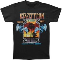 Led Zeppelin Unisexs Inglewood Tshirt Black S
