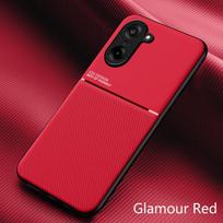 Rugged Non-Slip Protective Case for OnePlus Nord CE 5 CE5 5G Cover Built-in Magnetic Suction Holder Coque Fundas Capa OnePlus Nord CE5 raudona
