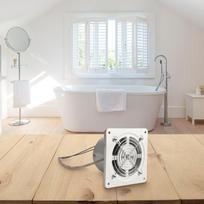 Compact 4 Inch Air Vent Exhaust Fan for Bathroom and Kitchen Use 25W Motor Ensures Fast Ventilation and Low Noise Levels China Mainland