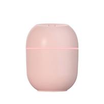 Mini nešiojamas oro drėkintuvas aromaterapinis difuzorius 250 ml ultragarsiniai eterinių aliejų difuzoriai LED šviesos drėkintuvas namų automobiliui rožinė