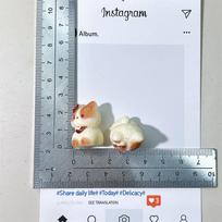 2Pcs Cute Bow Cat  Mini 3D Resin Figurines Desktop Car Decoration Figurines Accessory for Homemade DIY Phone Case Girl Hair Clip
