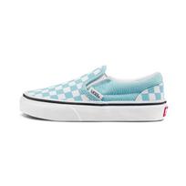 Vans Slip-On Checkerboard Low Top Kids Skate Shoes Kids Sneaker Blue White VN0A5KXM7TC 32.5 white