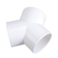 PVC Išmetimo Kanalo Jungtis Greito Vėdinimo Vamzdžio Jungties Jungiklis 3 Krypčių Skirstytuvas Vėdinimo Jungiamosios Dalys Lengva Montuoti 100MM
