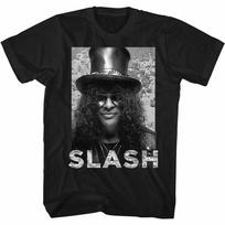 Slash Guns N Roses Portretas Vardas Juodi Suaugusiųjų Marškinėliai Unisex Marškinėliai S gray