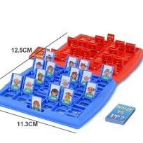 Guess Who I Am Puzzle Game Two Person Interactive Portable Tray Board Suitable for Children