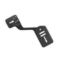 Nešiojamas aliuminio lydinio blykstės laikiklis su 1/4 colio sriegiu DSLR kameroms, blykstėms, mikrofonams