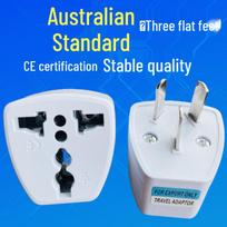 Australian Standard Three Pin Power Adapter Plug Converter Australian Standard (Three Flat Pin)